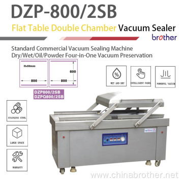 Double Chamber Food Meat Vaccum Packing Sealing Machine